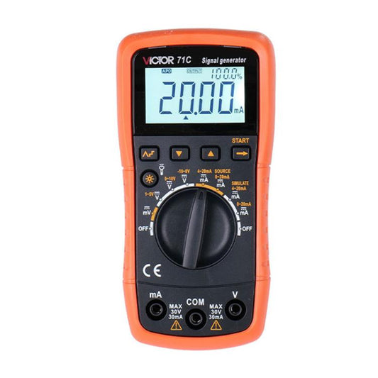 Victor Output Current Voltage Process Signal Source Multimeter, Model: VC71C - free shipping - PMC Jewellery - Order now!
