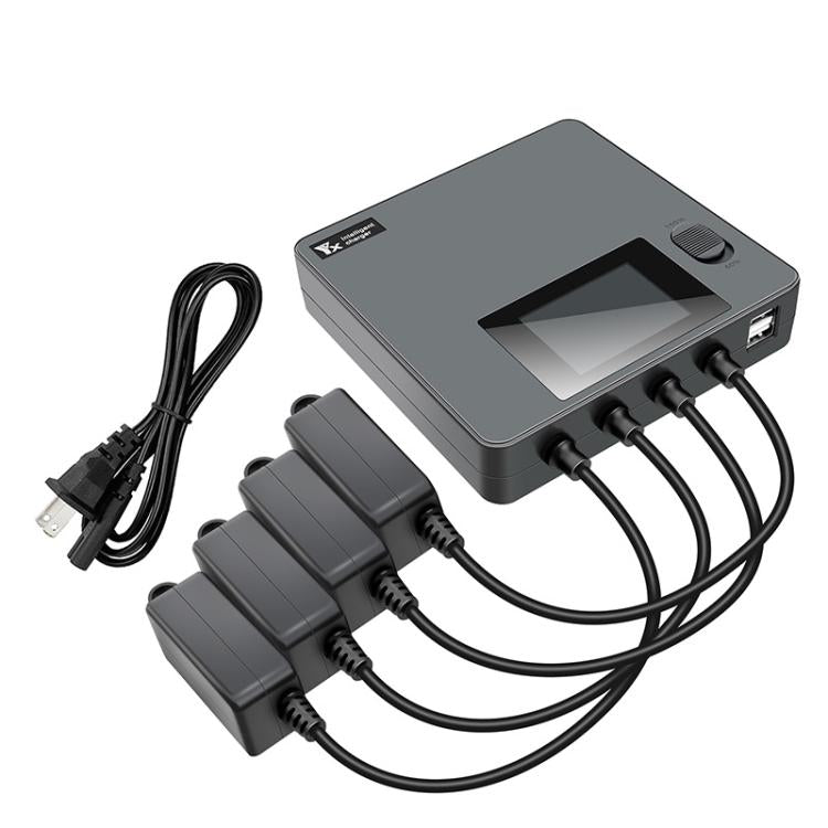 For DJI Mini 4 Pro / Mini 3 Pro / Mini 3 Color Screen Digital Display Four-Way Charger Battery Manager US Plug - free shipping - PMC Jewellery - Order now!