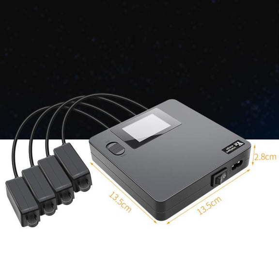 For DJI Mini 4 Pro / Mini 3 Pro / Mini 3 Color Screen Digital Display Four-Way Charger Battery Manager  EU Plug