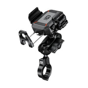 Kewig M33-C1 Outdoor Motorcycle Bike Riding Anti-Theft Shock Absorbing Cell Phone Holder(Standard Handlebar)