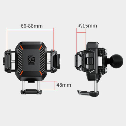Kewig M33-C1 Outdoor Motorcycle Bike Riding Anti-Theft Shock Absorbing Cell Phone Holder(Standard Handlebar) - free shipping - PMC Jewellery - Order now!