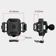 Kewig M33-C1 Outdoor Motorcycle Bike Riding Anti-Theft Shock Absorbing Cell Phone Holder(Standard Handlebar)