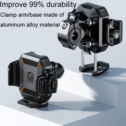 Kewig M33-C1 Outdoor Motorcycle Bike Riding Anti-Theft Shock Absorbing Cell Phone Holder(Standard Handlebar) - free shipping - PMC Jewellery - Order now!