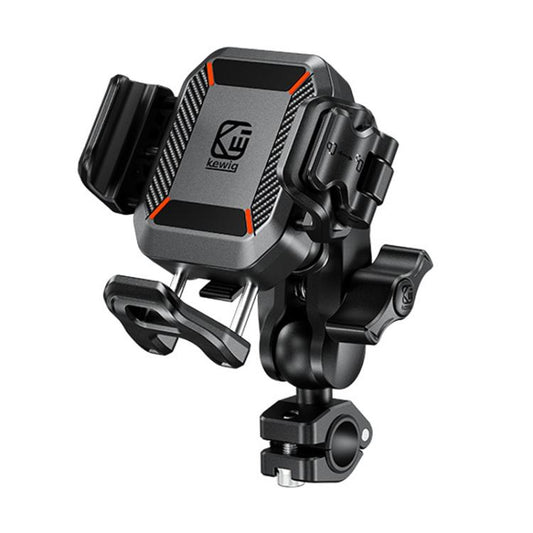 Kewig M33-C3 Outdoor Motorcycle Bike Riding Anti-Theft Shock Absorbing Cell Phone Holder(Rearview Mirror Lever) - free shipping - PMC Jewellery - Order now!