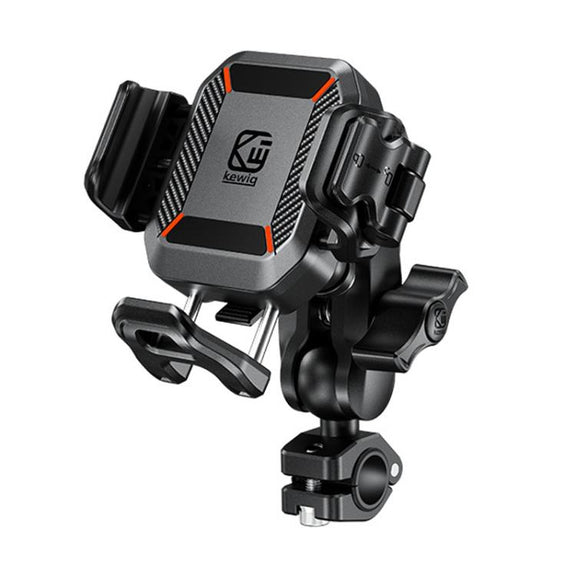 Kewig M33-C3 Outdoor Motorcycle Bike Riding Anti-Theft Shock Absorbing Cell Phone Holder(Rearview Mirror Lever)