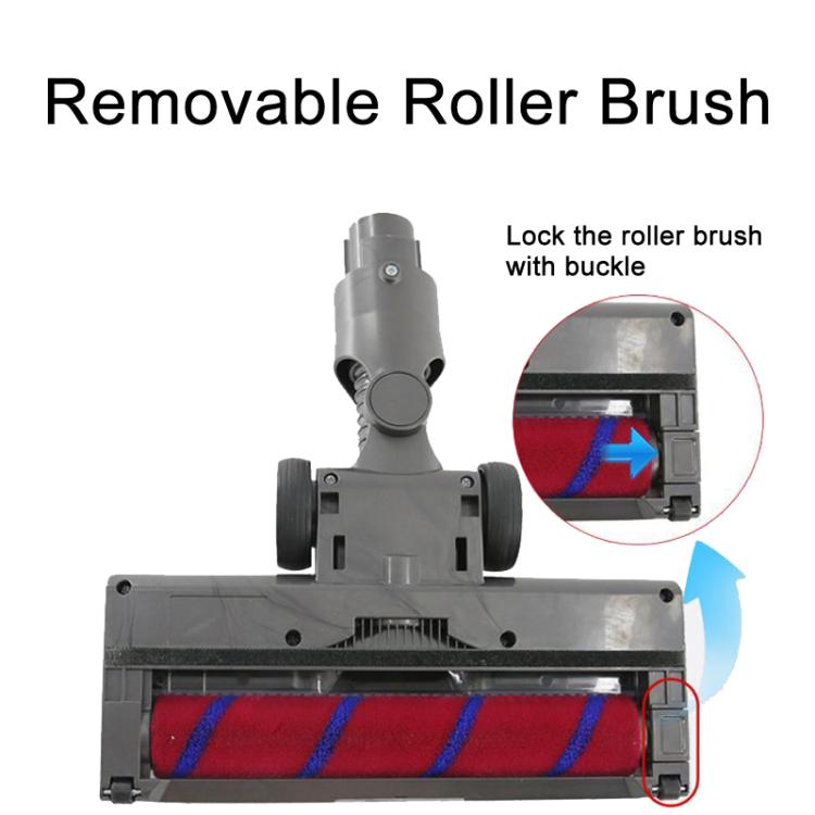 For Dyson V7 / V8 / V10 / V11 Vacuum Cleaner Floor Brush Head With LED Light 03B Roller Soft Velvet - For Dyson Accessories by PMC TechLife | Online Shopping South Africa | PMC TechLife | Buy Now Pay Later Mobicred