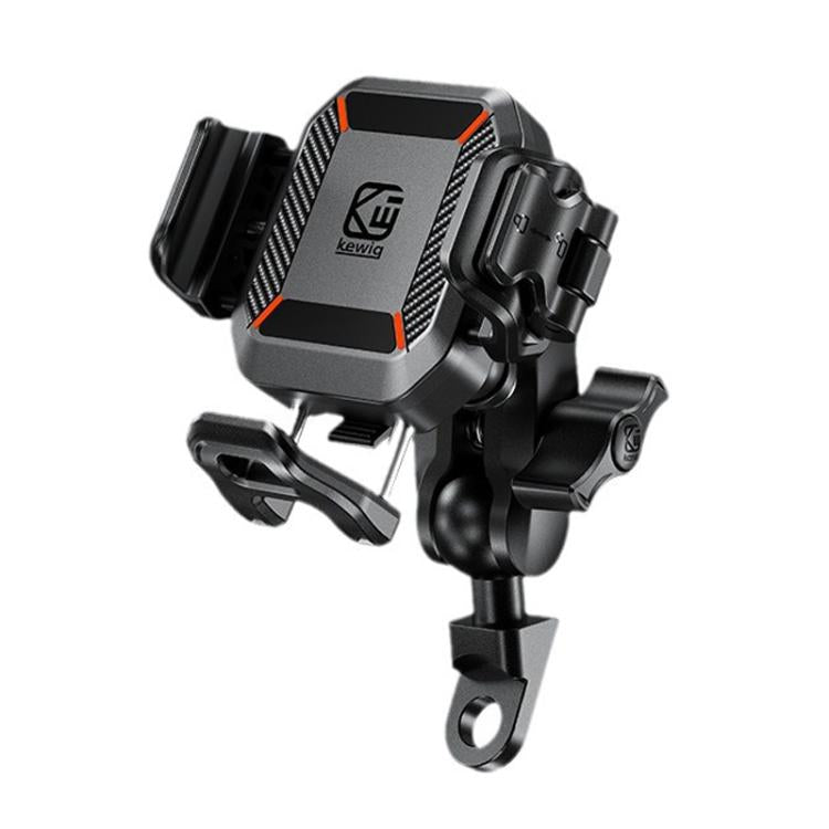 Kewig M33-C2 Outdoor Motorcycle Bike Riding Anti-Theft Shock Absorbing Cell Phone Holder(Mirror Base Model) - free shipping - PMC TechLife - Order now!