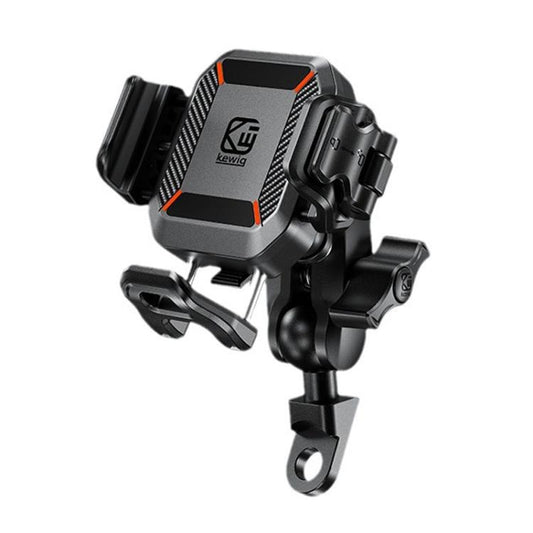 Kewig M33-C2 Outdoor Motorcycle Bike Riding Anti-Theft Shock Absorbing Cell Phone Holder(Mirror Base Model) - free shipping - PMC Jewellery - Order now!