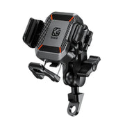 Kewig M33-C2 Outdoor Motorcycle Bike Riding Anti-Theft Shock Absorbing Cell Phone Holder(Mirror Base Model)