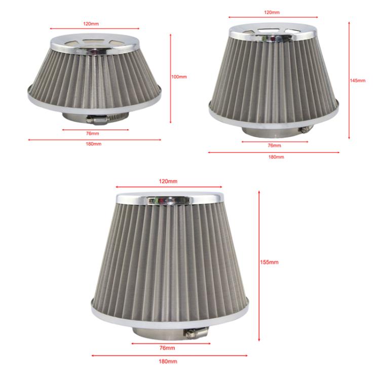 Large Car Air Filter High Flow Mushroom-Head Engine Intake Modified Cartridge - Air Intake System by PMC TechLife | Online Shopping South Africa | PMC TechLife | Buy Now Pay Later Mobicred