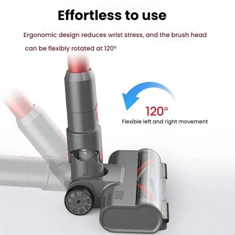 For Dyson V7 / V8 / V10 / V11 / V15 Vacuum Cleaner High Torque Turbine Floor Brush With Lighting - For Dyson Accessories by PMC TechLife | Online Shopping South Africa | PMC TechLife | Buy Now Pay Later Mobicred