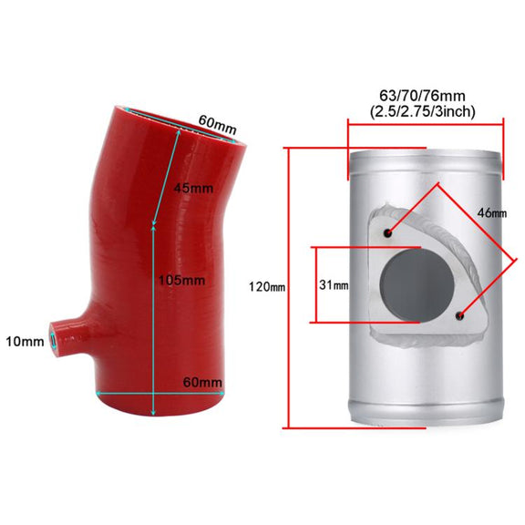 For Mazda 3 / 6 / CX-4 / Axela Car High Flow Cold Air Intake Filter, Specification: 2.0L-70-BK