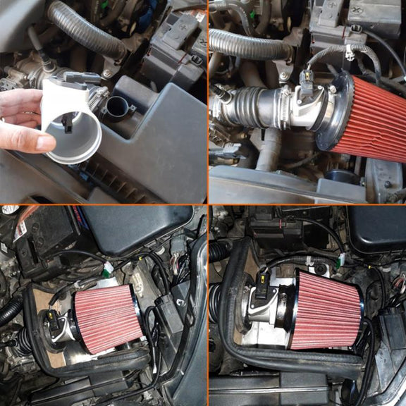 For Mazda 3 / 6 / CX-4 / Axela Car High Flow Cold Air Intake Filter, Specification: 2.0L-70-BK