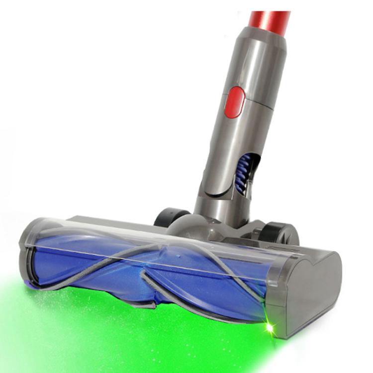 For Dyson V7 / V8 / V10 / V11 / V15 Vacuum Cleaner Direct Drive Anti-entanglement Brush Head with Green Light - free shipping - PMC TechLife - Order now!