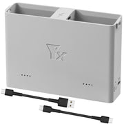For DJI Mini 4 Pro / Mini 3 Pro / Mini 3 YX  Two-Way Charger Battery Manager(Silver)