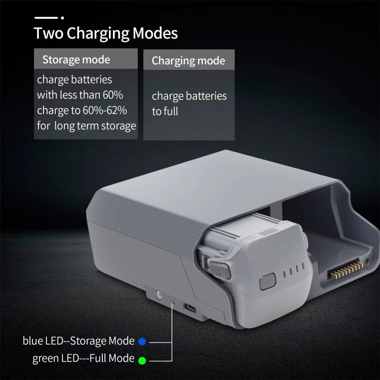 For DJI Air 3S /Air 3 YX Two-Way Charger Battery Manager(Light Gray) - free shipping - PMC Jewellery - Order now!