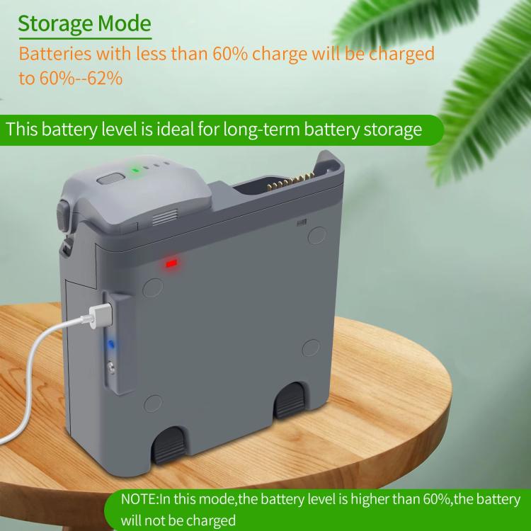 For DJI Air 3S /Air 3 YX Two-Way Charger Battery Manager(Light Gray) - free shipping - PMC Jewellery - Order now!