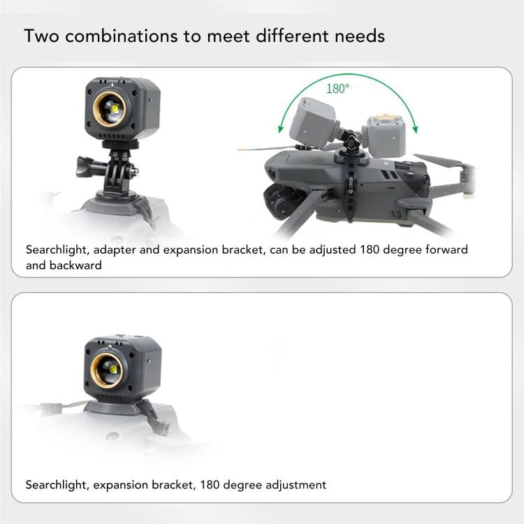 YX Drone Night Flight Searchlight  for DJI Air 3S / Air 3 / Air 2 / Air 2S / Mavic 2 / Mavic 3 / Mavic Pro - free shipping - PMC TechLife - Order now!