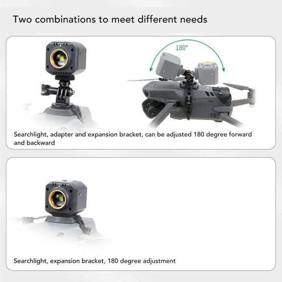 YX Drone Night Flight Searchlight  for DJI Air 3S / Air 3 / Air 2 / Air 2S / Mavic 2 / Mavic 3 / Mavic Pro
