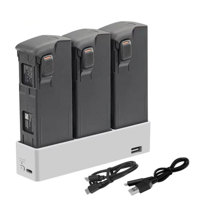 For DJI Avata 2 YX Charger 3-way Charging Butler Supports PD 65W(Silver Gray) - free shipping - PMC Jewellery - Order now!