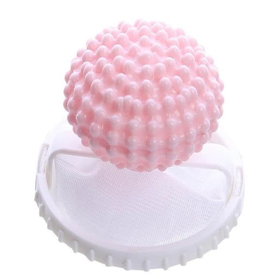 Hair Filter Bag Laundry Lint Catcher for Washing Machine(Pink)