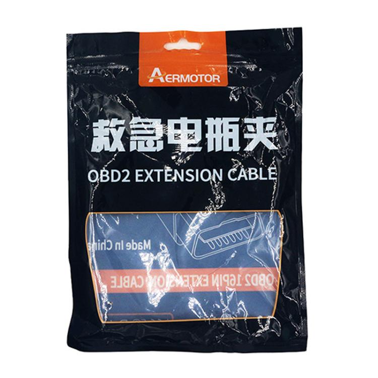 AERMOTOR Car ECU OBD2 Connector Battery Charging Clip Emergency Power Off Protector(Red Black) - Booster Cable & Clip by AERMOTOR | Online Shopping South Africa | PMC Jewellery | Buy Now Pay Later Mobicred