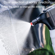 2L Car Washing Electrical Foam Sprayer Rechargeable Pressurized PA Kettle(Black Orange)