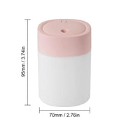 200ml Dazzling Mini USB Humidifier Desktop Car Home Air Humidifier(Pink)
