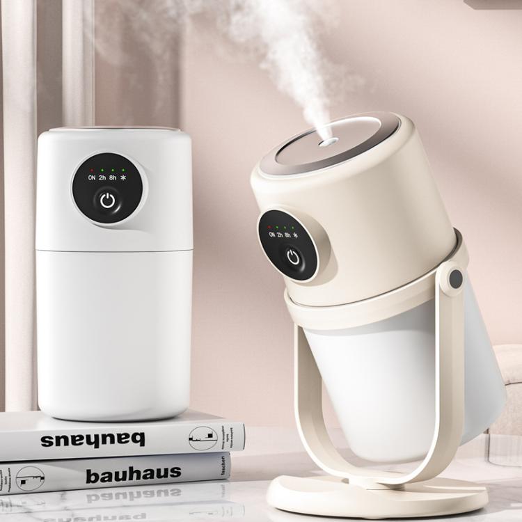 USB Intelligent Home Large Capacity Humidifier With Night Light Small Air Purifier, Color: Beige+Base - free shipping - PMC TechLife - Order now!