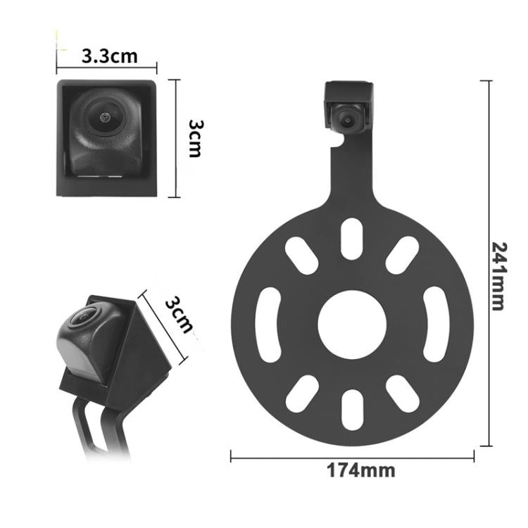 For Jeep Wrangler 2007-2018 Car Backup Tire Rear View Camera - Rear View Cameras by PMC TechLife | Online Shopping South Africa | PMC TechLife | Buy Now Pay Later Mobicred