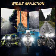 Motorcycle Spotlight Strobe 6 Modes With Control Cable Set(SK1 POR)