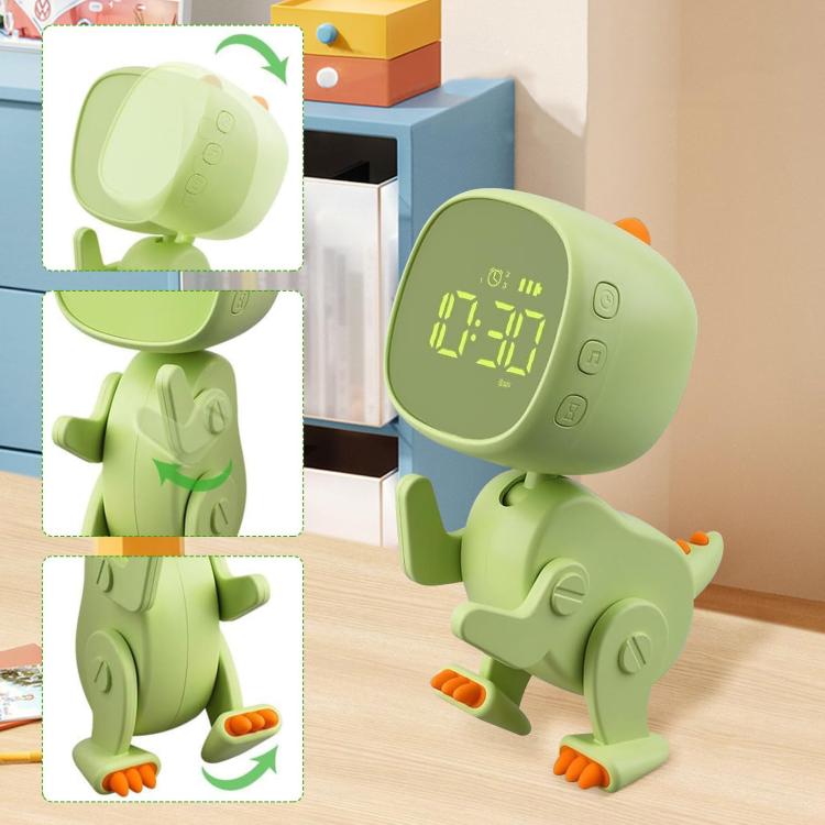 Cartoon Variety Dinosaur USB Charging LED Screen Timer Night Light Electronic Alarm Clock(Pink) - Alarm Clocks by PMc TechLife | Online Shopping South Africa | PMc TechLife | Buy Now Pay Later Mobicred