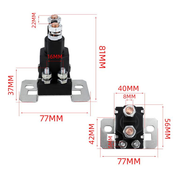 12V DC High Current Quick Start Relay For Cars And Yachts(With 30A Fuse Tube)