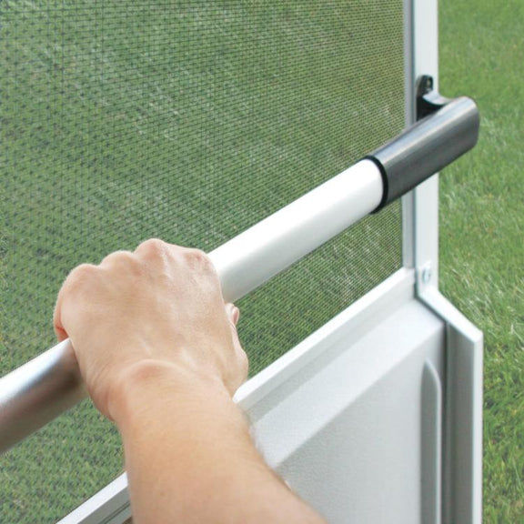 RV Screen Three-section Split Telescopic Rod L-shaped Replacement Handle, Specifications: Left Hand+Right Hand