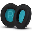 1pair Headset Sponge Earmuffs for SteelSeries Arctis Pro / Arctis 3 / 5 / 7, Color: Black Lake Blue Ice Silk - Earmuff & Pad by PMc TechLife | Online Shopping South Africa | PMc TechLife | Buy Now Pay Later Mobicred