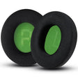 1pair Headset Sponge Earmuffs for SteelSeries Arctis Pro / Arctis 3 / 5 / 7, Color: Black Green Ice Silk - free shipping - PMc TechLife - Order now!