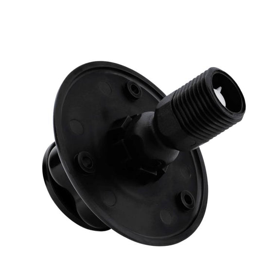 RV Ship Flange Threaded Leak-proof Water Inlet Connector Check Valve, Specifications: Black 1