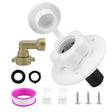 RV Ship Flange Threaded Leak-proof Water Inlet Connector Check Valve, Specifications: White 3 - Marine Accessories & Parts by PMC TechLife | Online Shopping South Africa | PMC TechLife | Buy Now Pay Later Mobicred