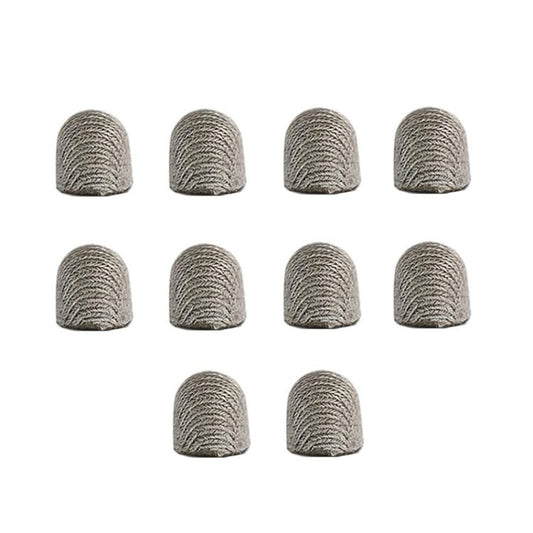 10pcs Silver Fibre Nano Conductive Light Fabric Tip High Sensitivity Capacitive Pen Tip, Spec: 8.0mm - free shipping - PMC Jewellery - Order now!
