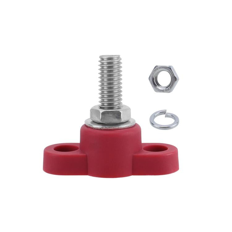 12V RV Yacht M10 Single Pole Battery Terminal, Color: Red - free shipping - PMC TechLife - Order now!