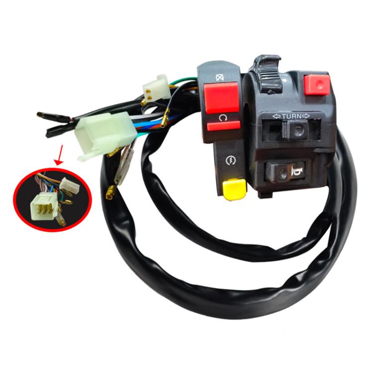 BZKG-ATV Off-Road Motorcycle Modified Accessories Handlebar Combination Switch(Black) - Electrical System by PMC TechLife | Online Shopping South Africa | PMC TechLife | Buy Now Pay Later Mobicred