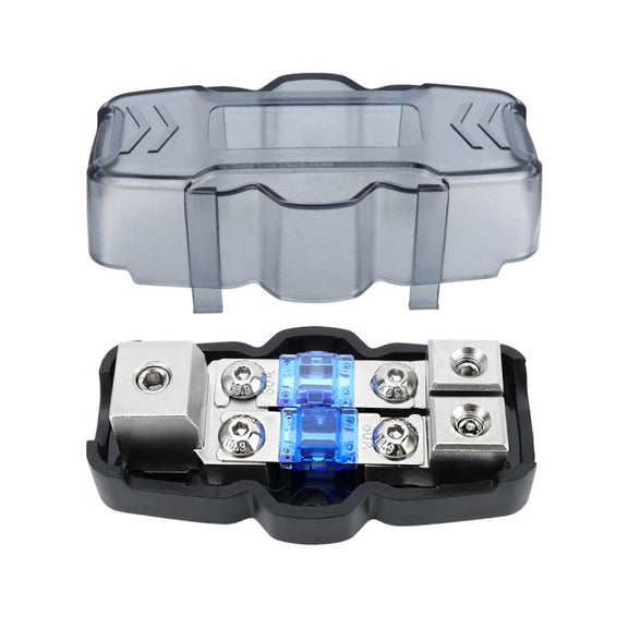 1 Out 2 Ways Car Audio Power Fuse Holder Car Fuse Distribution Block, Specifications: CP-5175 With Accessories
