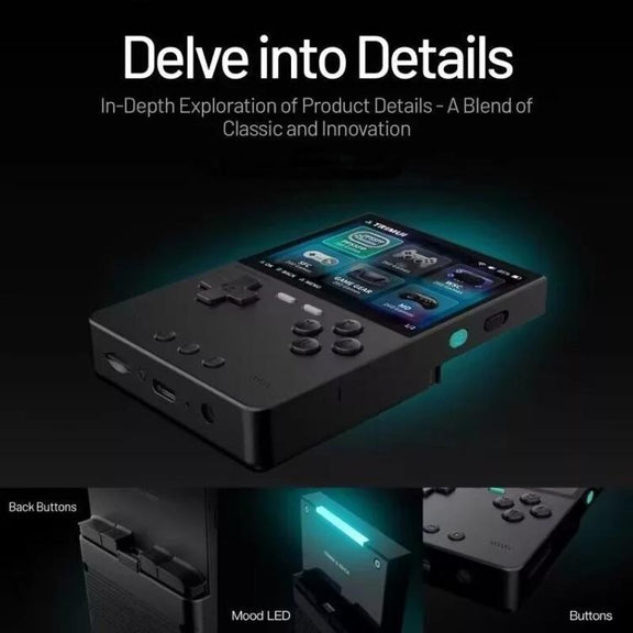 TRIMUI BRICK Open Source Pocket Console Portable Wireless Bluetooth HD Retro Arcade, Size: 256G(Red)