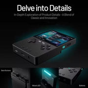 TRIMUI BRICK Open Source Pocket Console Portable Wireless Bluetooth HD Retro Arcade, Size: Standard No Card(Black)