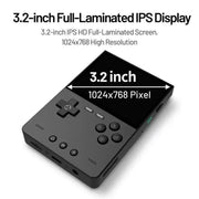 TRIMUI BRICK Open Source Pocket Console Portable Wireless Bluetooth HD Retro Arcade, Size: 128G(Black)