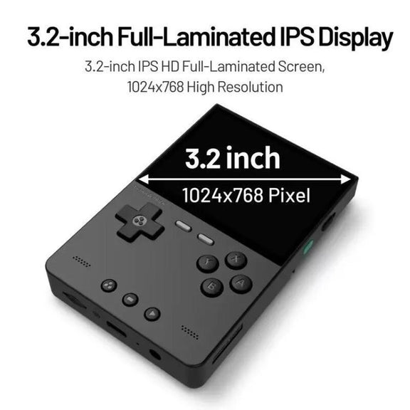 TRIMUI BRICK Open Source Pocket Console Portable Wireless Bluetooth HD Retro Arcade, Size: Standard No Card(Red)