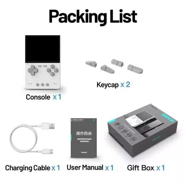 TRIMUI BRICK Open Source Pocket Console Portable Wireless Bluetooth HD Retro Arcade, Size: 64G(Red)