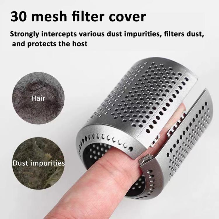 For Dyson HD01 / HD03 / HD08 / HD15 Hair Dryer Open Design Outer Filter Cover Replacement Parts(Black)