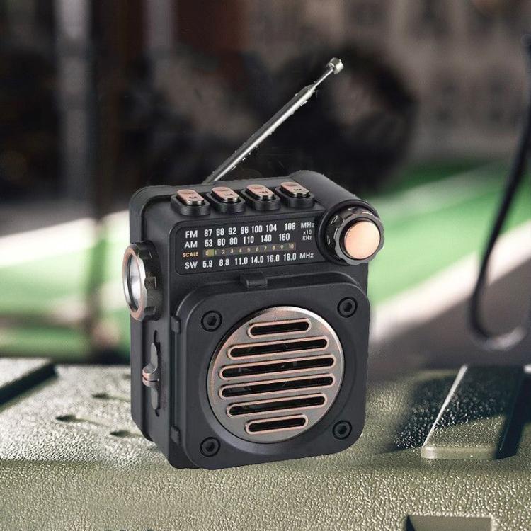 PuXing M8BT Mini Multi-band FM / AM / SW Radio with LED Flashlight - free shipping - PMC Jewellery - Order now!