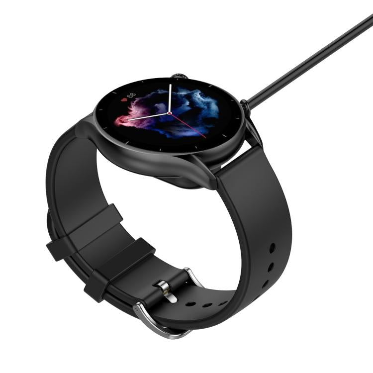 1m Watch Magnetic Charging Cable For Amazfit GTR 4 / GTR 4 Pro / GTS4 / T-Rex 2 / GTR 3 Pro / GTR 3 / GTS3(Black) - Charger by PMC Jewellery | Online Shopping South Africa | PMC Jewellery | Buy Now Pay Later Mobicred